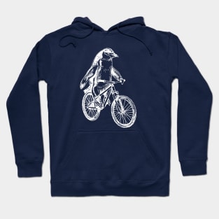 SEEMBO Penguin Cycling Bicycle Bicycling Biker Biking Bike Hoodie